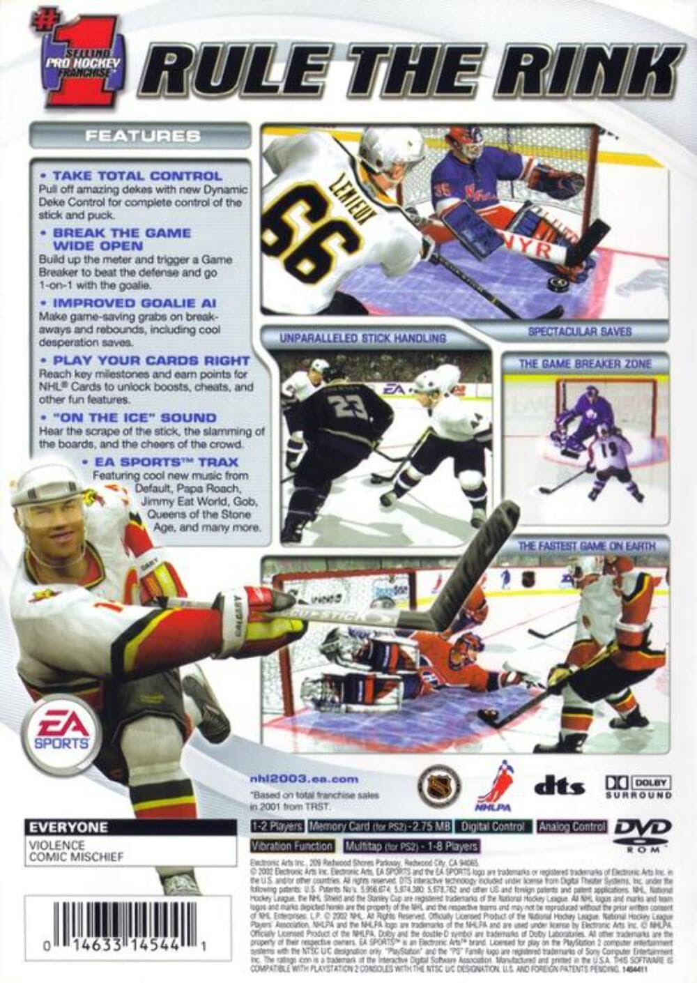 Amazon.com: NHL 2003 - PlayStation 2 : Video Games
